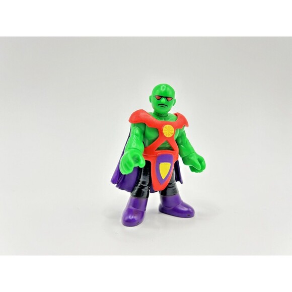 Imaginext DC Super Friends MARTIAN MANHUNTER figure w/cape original version - Picture 1 of 10